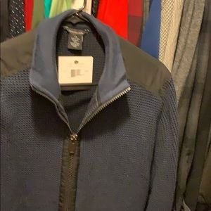 Men’s Calvin Klein large size zip sweater